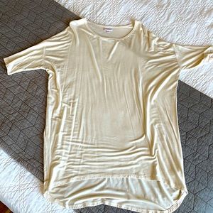 Cream LuLa Roe tunic top